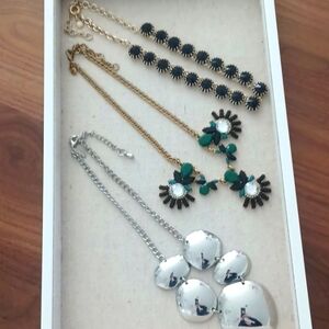 Necklace statement bundle of three-two are J Crew